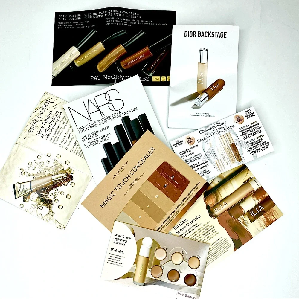 Concealer Bundle Dior, ILIA, Estée Lauder, NARS, Rare Beauty, Anastasia & More